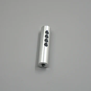 KYX sølvfarvet aluminium anti-kollision søjler 7,5 mm fast søjler RC bil foran og bag anti-kollision faste søjler