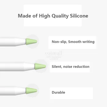 Holdbar Silicium Tilfældet For iPad Blyant 2 1 Cap For Apple Blyant Tip Dækker Indehaveren Non-slip Tablet Touch Pen Stylus Beskyttende Etui