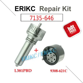 ERIKC 7135-646 ( L381PBD + 9308-621c ) Diesel Injector EJBR05102D Reservedele Kits Dyse Og Ventil Reparation Kits 28232251