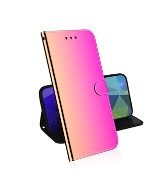 Dække Coque For Redmi Bemærk 9S Spejl Læder Fundas Tilfældet For Xiaomi Redmi Note 9 Pro Max antal Beskyttende Shell Dækker Sager Capa