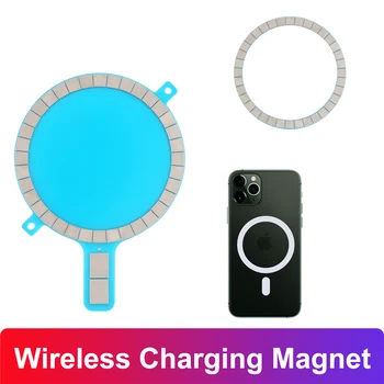 For iPhone-12 Mini 12 Pro Max antal Magnetiske Acccessory Til iPhone XS Antal XR-X 8 Plus Opladning Magnetisk Spole Cirkel Kraftig Opladning