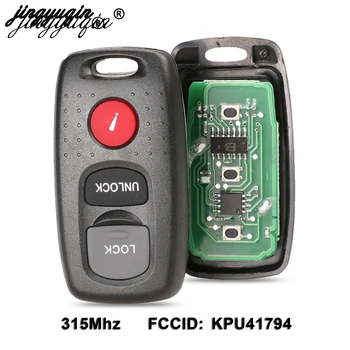 Jingyuqin 3B For MAZDA 3 6 MPV Protege Bil Fjernbetjening Nøgle med Keyless Sag Boliger Fob Transmitter Alarm Bipper Klikkertræning KPU41794 315Mhz