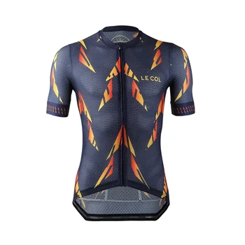 LE COL 2020 pro team sommeren herre cykling tøj jersey divise ciclismo ropa cykler MTB shirt maillot elastisk stof wiggins