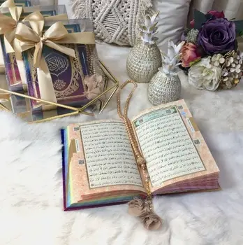 Medium Størrelse Rainbow Koranen Sæt islamique سجاد صلاة مسلم هدية إسلامية sijad salat musulman hadiat 'iislamia