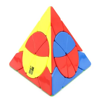 YongJun Kronblad 3x3x3 magic cube RuiLong trekant 3x3 Kronblad Blomster Magic Cube Pædagogisk Legetøj til Hjernen Trainning Legetøj til drenge