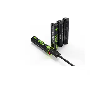 AAA1.5v USB-genopladelige lithium batteri blodsukkerapparat trådløs mus, fjernbetjening, el-toy ekstern batteri