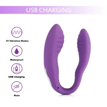 U Type Silikone Vibrator G Spot Stimulere Klitoris Vibrator Sex Legetøj Til Kvinder Erotisk Voksen Sex Legetøj Til Kvinder Onanerer