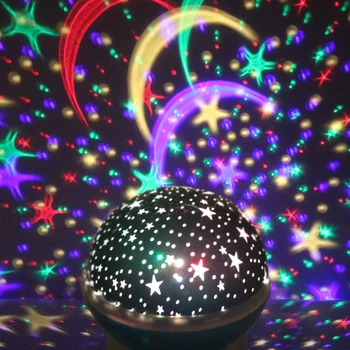 Nyhed Lysende Legetøj LED Nat Lys Projektor Romantisk stjernehimmel Batteri USB-Nat Lys Kreative Fødselsdag Legetøj For Børn