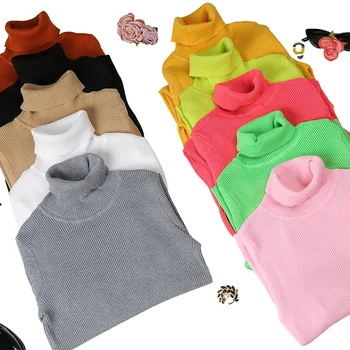 Rullekrave Sweatere XIKOI Kvinder Winte Nye S-4XL Oversize Trøjer Pink Trække Femme Sexet Mode Jumper Strikket Sweater 10 Farve