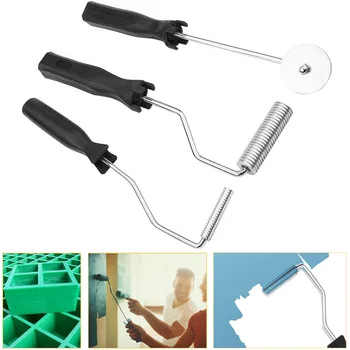 3 Stk Padle Roller Kit Boble Glasfiber Laminering for Skimmel Composite Harpiks Spabad Reparation JA55