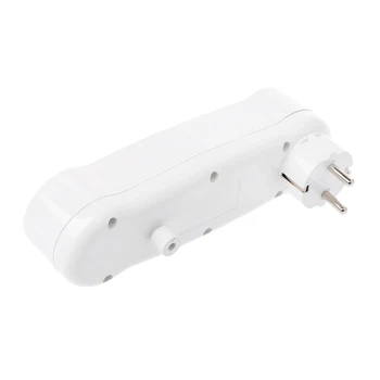 Dobbelt USB-port 1 til 3 af EU-Standard Power Adapter Stik Strip Porøse terminalkort Konvertering Plug 16A