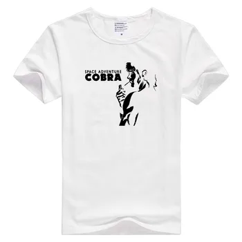 Space Adventure Cobra Tegneserie Manga korte ærmer afslappet Mænd Kvinder T-shirt i Behagelig Tshirt Cool Print Mode Toppe GA1267