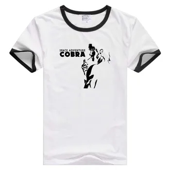 Space Adventure Cobra Tegneserie Manga korte ærmer afslappet Mænd Kvinder T-shirt i Behagelig Tshirt Cool Print Mode Toppe GA1267