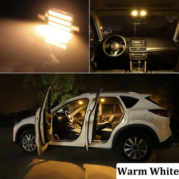 BMTxms 20Pcs Bil LED Interiør Kort Dome Reading Light Kit Canbus For Volkswagen VW Transporter Caravelle MK6 T6 2016-2018