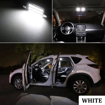 BMTxms 20Pcs Bil LED Interiør Kort Dome Reading Light Kit Canbus For Volkswagen VW Transporter Caravelle MK6 T6 2016-2018