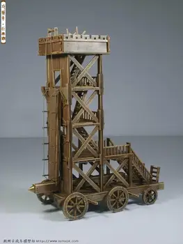 Gamle Middelalderlige vogne Romerske hær Klassiske Vogn model serie rambuk træ-model kit engelsk undervisning