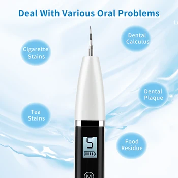 El-Ultralyd Dental whitener Scaler Mundtlig Irrigator Tand Renere Tandsten Pletter Remover Tandblegning mundhygiejne Værktøjer