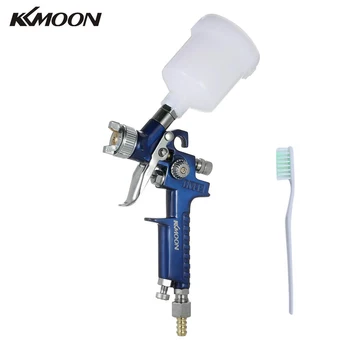 KKmoon 0,8 mm/1,0 mm Mini HVLP Air Spray Pistol Airbrush Kit Touch-Up Maling Sprøjte Gravity Feed Air Brush Sæt Auto Bil Maleri