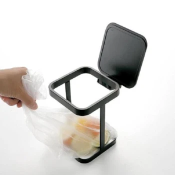 Kreative Hjem Køkken Desktop Mini Skraldespand, Strygejern Flip Cover Opbevaring Spand Skraldespand Praktiske Affald Affaldsspande Indkøbsposeholder