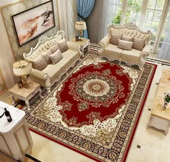 Europæisk stil er klassisk stue tæppe husstand tæppe soveværelse sengen firkantet tæppe
