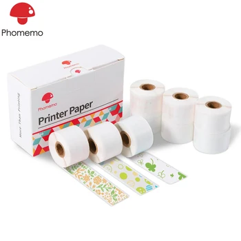 9 Ruller Phomemo Termisk Klistermærke Papir 15mm x 3,5 m 3 Farver Label Papir til Phomemo M02S Foto Printeren Printbart Selvklæbende Papir