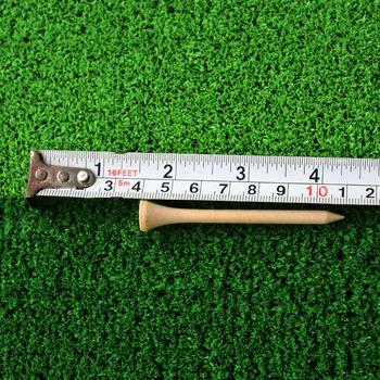 100pcs/masse 70mm golfbold Træ Tees i Træ Helt Nye Golf Tilbehør Engros