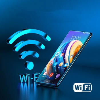 Mp3 mp5 i fuld skærm, wifi internet video-afspiller Walkman studerende ultra-tynd Bluetooth læse romaner mini bærbare Android-6 MTK mp4