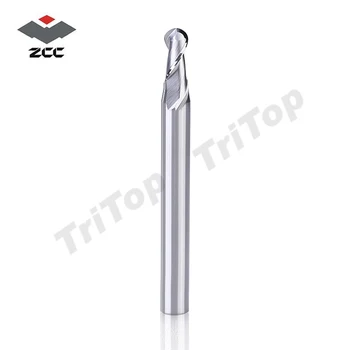 2STK/MASSE ZCC.CT-AL-2B-R4.0 hårdmetal 2 fløjte bolden næse 8.0 mm R4.0 endefræsere til profil for fræsning af aluminium cnc-værktøjer