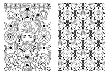 100Pages Mandalas malebog Secret Garden Style Malebog For at Lindre Stress Dræbe Tid Graffiti Maleri Tegning Bog