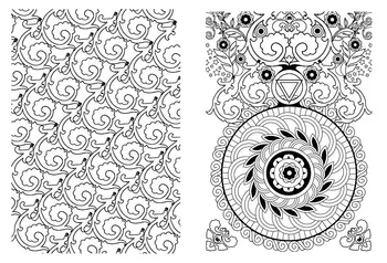 100Pages Mandalas malebog Secret Garden Style Malebog For at Lindre Stress Dræbe Tid Graffiti Maleri Tegning Bog