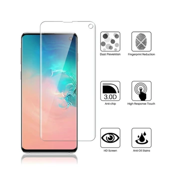 Screen Protector Til S8 S9 S10 Plus S10E S7 Note 8 9 10 Pro Fuld Buet Skærm Protektor Hærdet Glas til din Smartphone