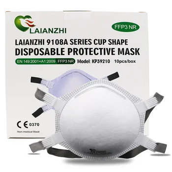 LAIANZHI FFP3 CE-Cup type maske beskyttende masker disponibel pm2.5 masker skadelige 99% hygiejne Hovedbeklædning oprindelige pakke munden masker