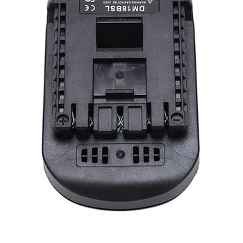 DM18BSL Batteri Converter Adapter til Milwaukee 18V M18 Dewalt 20V Li-Ion Batteri DCB200 Anvendt Til 18V Tool