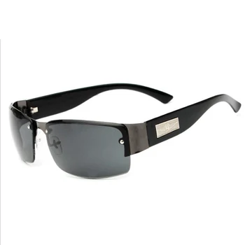Mænd Kvinder Briller Brand Designer Retro Ramme Vintage Solbriller UV400 Halv frame-Pladsen Metal Ramme Mandlige sol briller Nuancer