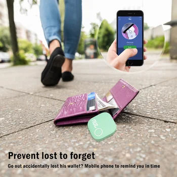 Bluetooth-Tracker Anti Tabt Påmindelse Finder Tegnebogen Telefonen Finder Til iphone Samsung Smart Phone-Smart key Finder Mini Itag