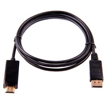 Larryjoe 100pcs 1,8 M / 6FT 3M 10FT DisplayPort-Display Port DP Male til HDMI han M/M Kabel Adapter til MacBook Air Dell Skærm