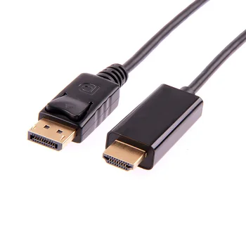 Larryjoe 100pcs 1,8 M / 6FT 3M 10FT DisplayPort-Display Port DP Male til HDMI han M/M Kabel Adapter til MacBook Air Dell Skærm
