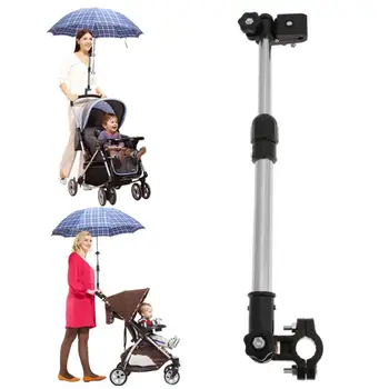1 sæt Baby Klapvogn Paraply Holde Cyklen Parasoller Justerbar Baby Cart Parasol Hylde Cykling Mount Stå Klapvogn Tilbehør