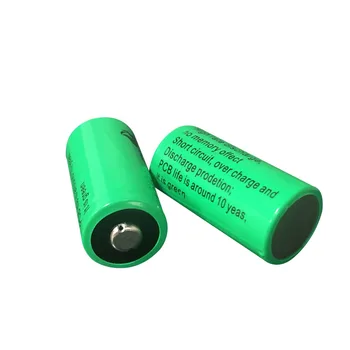 2 X 16340 1000mah 3v cr123a 16340 genopladeligt batteri 3,0 v rcr123a 16340 batterier lithium