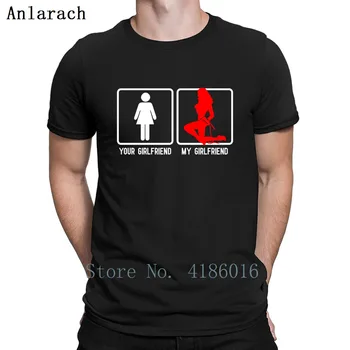 Kæreste Bdsm Underdanig Sub Slave Bundet T-Shirt med Korte Ærmer Skøre Tøj, Mode Sommer S-5xl Naturlige Karakter Shirt