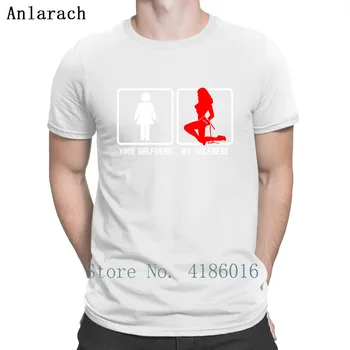 Kæreste Bdsm Underdanig Sub Slave Bundet T-Shirt med Korte Ærmer Skøre Tøj, Mode Sommer S-5xl Naturlige Karakter Shirt