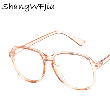 2020 NYE Gennemsigtige lyserøde Briller Optiske Briller Rammer Til Kvinder, Mænd Briller Briller Ramme Forestilling