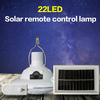 22LED Super Lyse Sol Camping Udendørs Lys Lommelygte Multi-Funktion Haven Lanterne Lys Rejser Bærbare Fjernbetjening