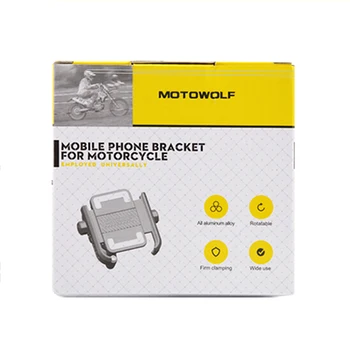 MOTOWOLF Motorcykel Mobiltelefon Holder Oplader Support Telefon Quad Lock Stå for Honda, SUZUKI, YAMAHA, KAWASAKI BMW KTM DUCATI