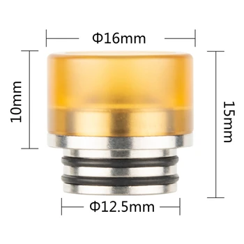 Random color REEWAPE AS312 Resin 810 Drip Tip fit for Electronic Cigarette 810 Atomizer Vape Tip Accessory