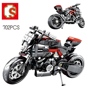 SEMBO Technic DUCATI Monster 1200R 797 Motorcykel byggesten Sæt Mursten Model Legetøj Til Børn Kompatibel ORV