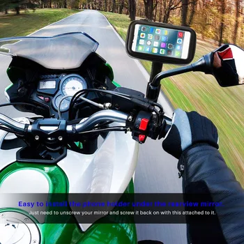 Vandtæt Motorcykel telefonholder Cykel Mobile Support Taske Til Samsung, Huawei Xiaomi GPS-Mobiltelefon Mount Stå Universal
