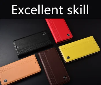 Ægte Læder kortholder Flip Phone Case For Redmi Note 9 Pro/Redmi Bemærk 9S/Redmi Note 9 Hylster omfatter Tilfælde, Støtteben Funda