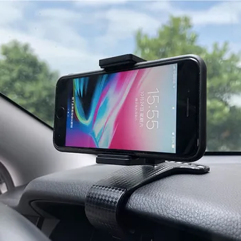 XMXCZKJ HUD Universal Bil Betjeningspanel telefonholder, 360° Roterbar Klip GPS-Mobiltelefon Holder Til Iphone 6 8 1112 Xiaomi Samsung