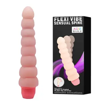 YEMA Multi-Speed Realistisk Dildo Vibrator Anal Perler Bøjelig Prostata Vaging Massageapparat Erotisk sexlegetøj til kvinder